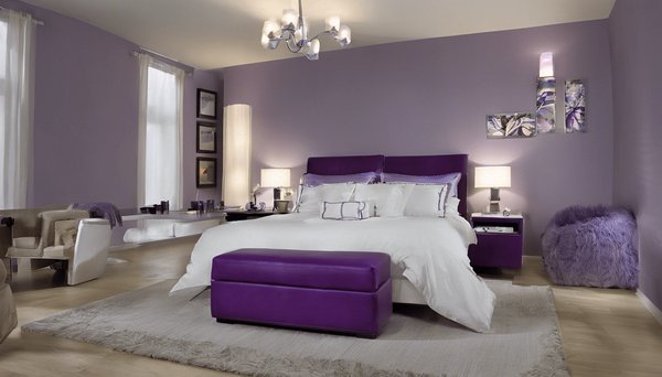 Transformez l'ambiance de votre chambre avec une lampe de chevet mauve